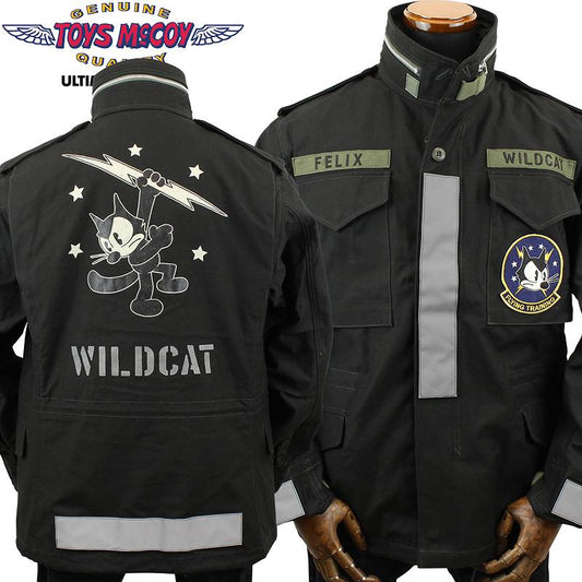 TMJ2215 TOYS McCOY M-65 Coat, Man's, Field W/Hood Black Ver. "Felix The Cat"
