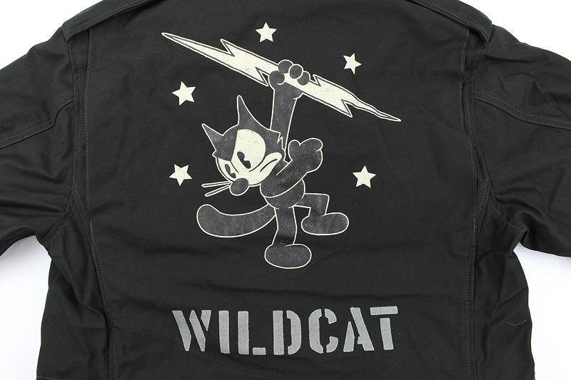 TMJ2215 TOYS McCOY M-65 Coat, Man's, Field W/Hood Black Ver. "Felix The Cat"