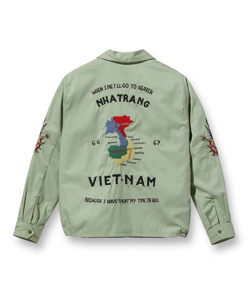 TT15275 / TAILOR TOYO MID 1960S Style Cotton Vietnam Jacket "Vietnam Map"