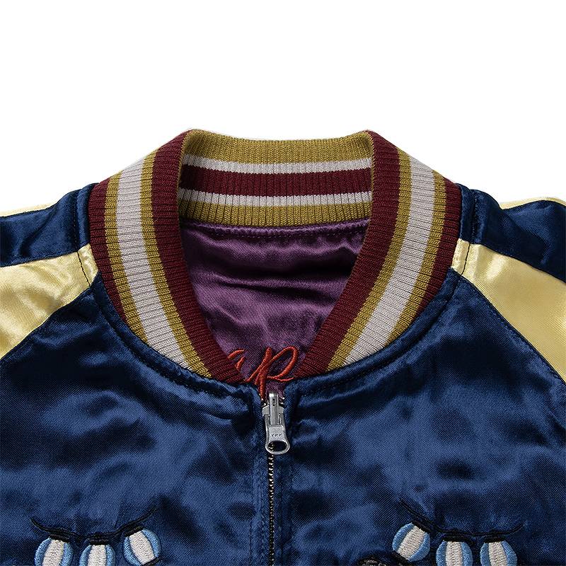【4581】 / STUDIO D'RTISAN Reversible Satin Souvenir Jacket