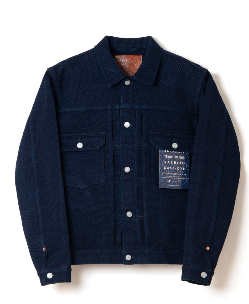 4619 / STUDIO D'ARTISAN 14oz Selvedge Sashiko Jacket