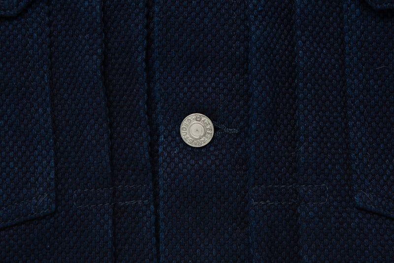 4619 / STUDIO D'ARTISAN 14oz Selvedge Sashiko Jacket