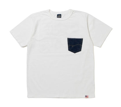 8135B / STUDIO D'ARTISAN U.S.A. Cotton Denim Pocket T-Shirt