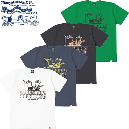 8144B / STUDIO D'ARTISAN U.S.A. Cotton Print T-Shirt