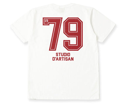 8166B / STUDIO D'ARTISAN U.S.A. Cotton Print T-Shirt