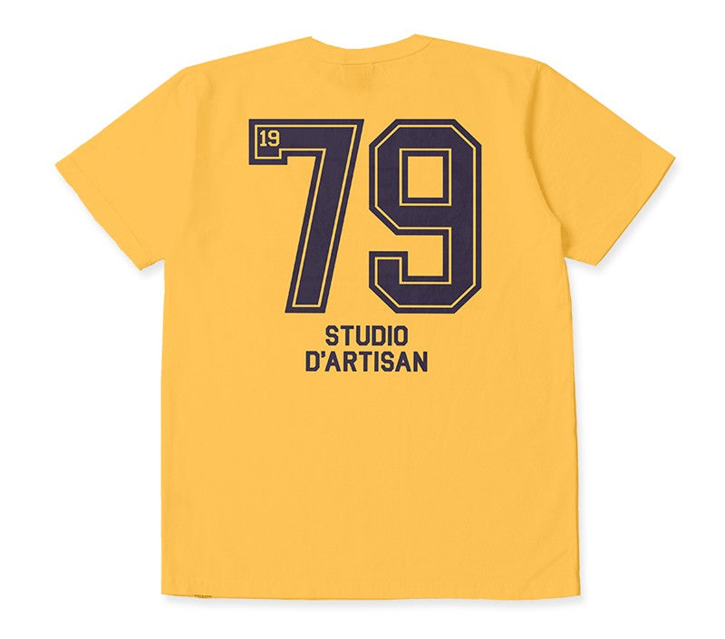 8166B / STUDIO D'ARTISAN U.S.A. Cotton Print T-Shirt