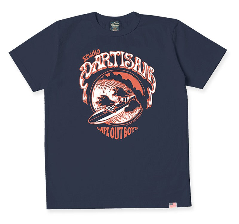 8168B / STUDIO D'ARTISAN U.S.A. Cotton Print T-Shirt