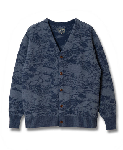 8184 / STUDIO D'ARTISAN Pig Camouflage Knit Cardigan