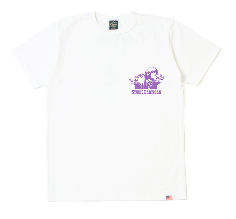 8211A / STUDIO D'ARTISAN USA Cotton Print T-shirt