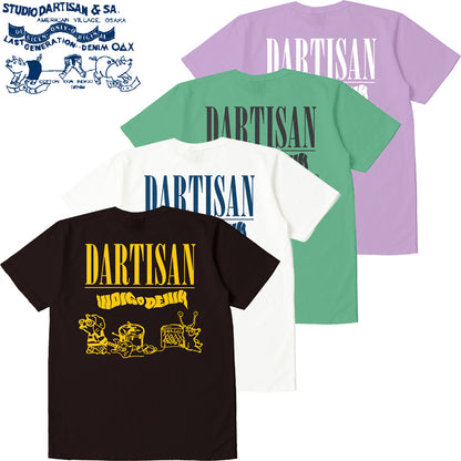 8212B / STUDIO D'ARTISAN USA Cotton Print T-shirt