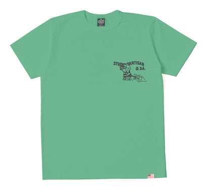8212B / STUDIO D'ARTISAN USA Cotton Print T-shirt