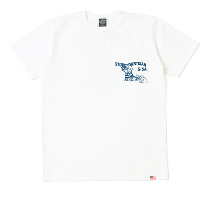 8212B / STUDIO D'ARTISAN USA Cotton Print T-shirt