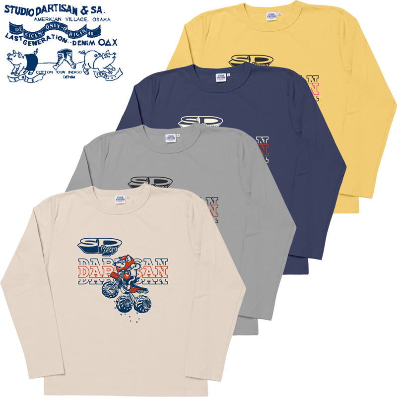 8228A / STUDIO D'ARTISAN LONG SLEEVE T-SHIRT