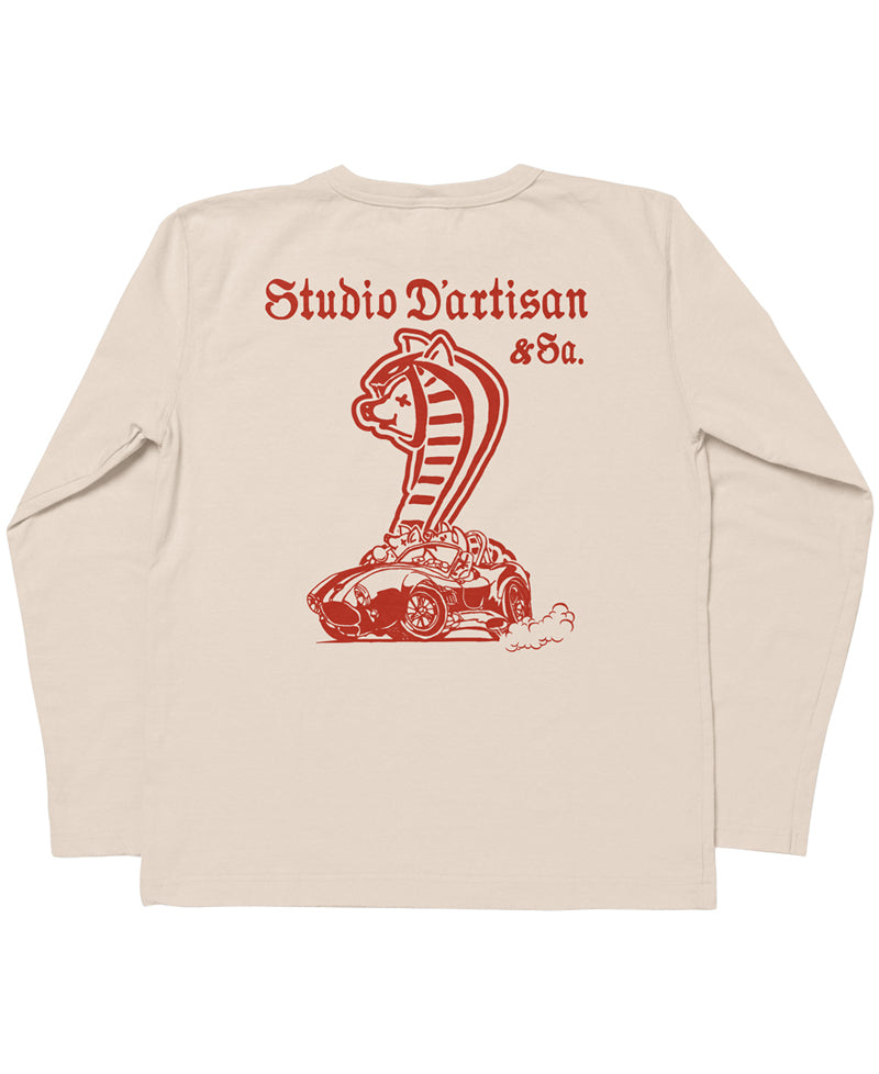 8228B / STUDIO D'ARTISAN LONG SLEEVE T-SHIRT