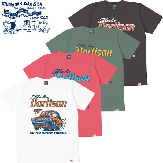 8232A / STUDIO D'ARTISAN USA Cotton Print T-shirt