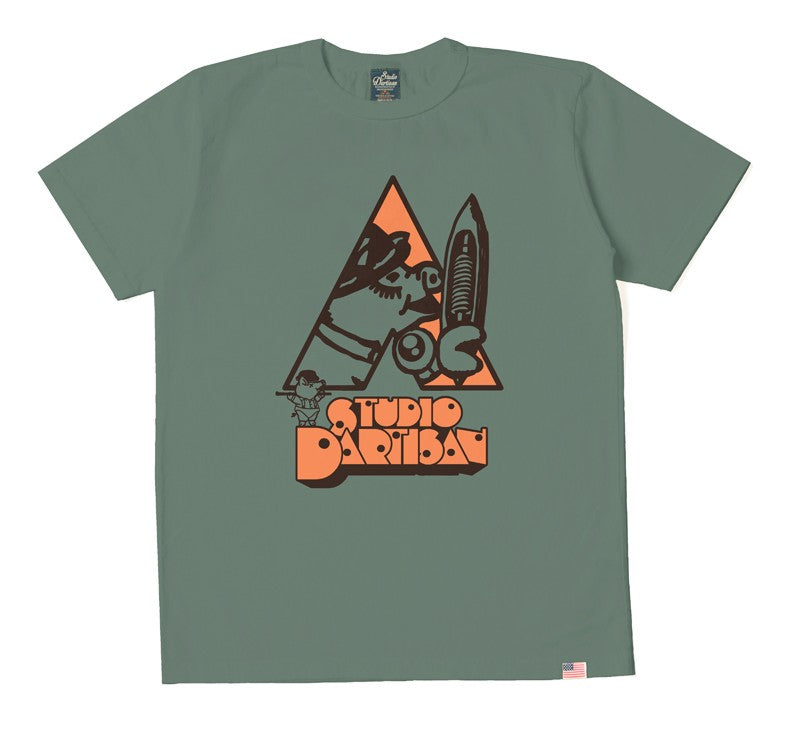 8233B / STUDIO D'ARTISAN USA Cotton Print T-shirt