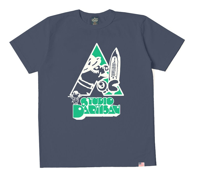 8233B / STUDIO D'ARTISAN USA Cotton Print T-shirt