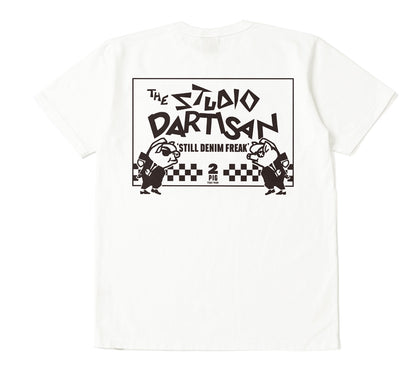 8234A / STUDIO D'ARTISAN USA Cotton Print T-shirt