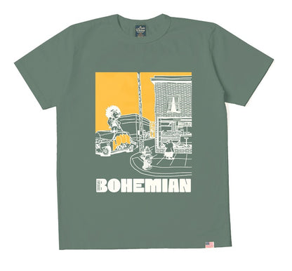 8234B / STUDIO D'ARTISAN USA Cotton Print T-shirt