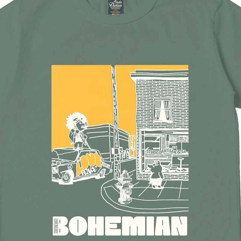 8234B / STUDIO D'ARTISAN USA Cotton Print T-shirt