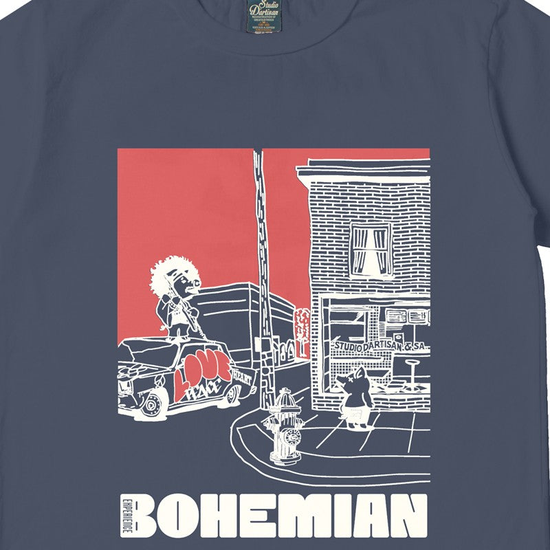 8234B / STUDIO D'ARTISAN USA Cotton Print T-shirt