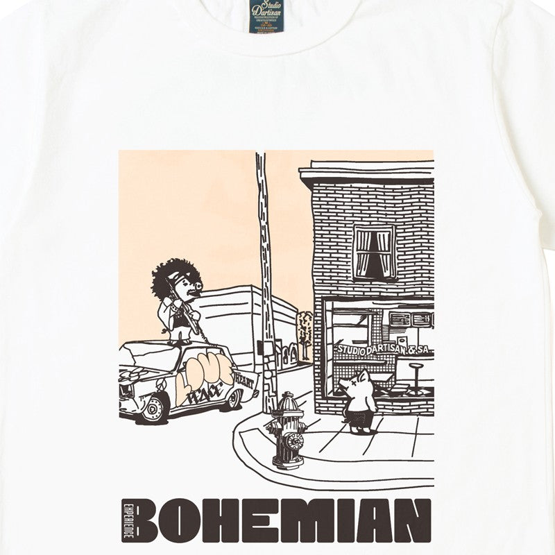 8234B / STUDIO D'ARTISAN USA Cotton Print T-shirt