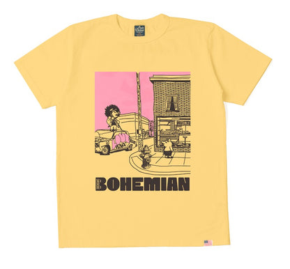 8234B / STUDIO D'ARTISAN USA Cotton Print T-shirt