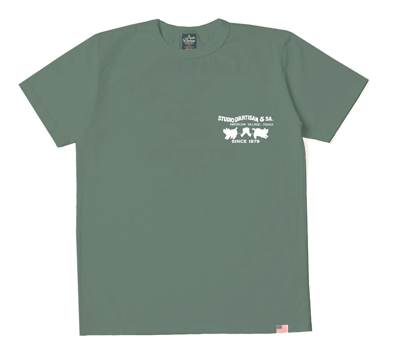 8235 / STUDIO D'ARTISAN USA Cotton Print T-shirt