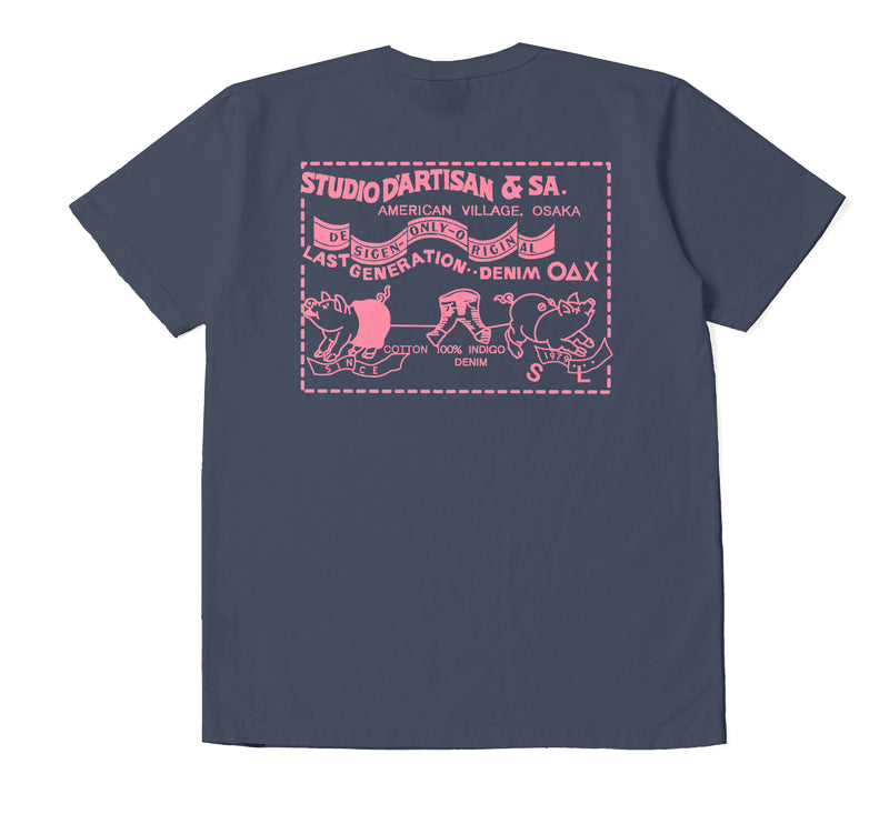 8235 / STUDIO D'ARTISAN USA Cotton Print T-shirt