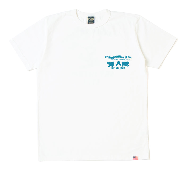 8235 / STUDIO D'ARTISAN USA Cotton Print T-shirt