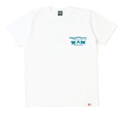 8235 / STUDIO D'ARTISAN USA Cotton Print T-shirt