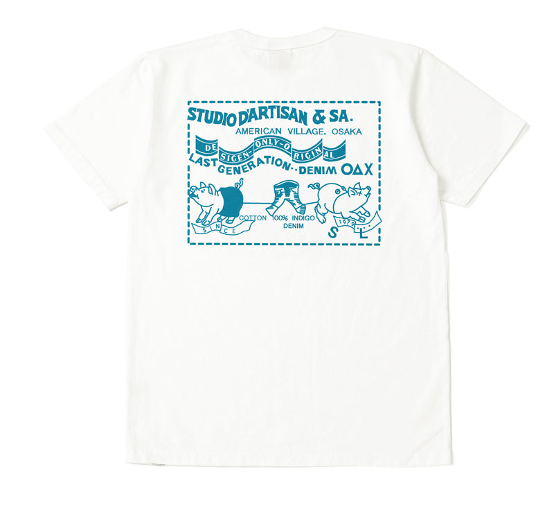 8235 / STUDIO D'ARTISAN USA Cotton Print T-shirt