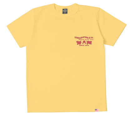 8235 / STUDIO D'ARTISAN USA Cotton Print T-shirt