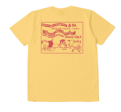 8235 / STUDIO D'ARTISAN USA Cotton Print T-shirt