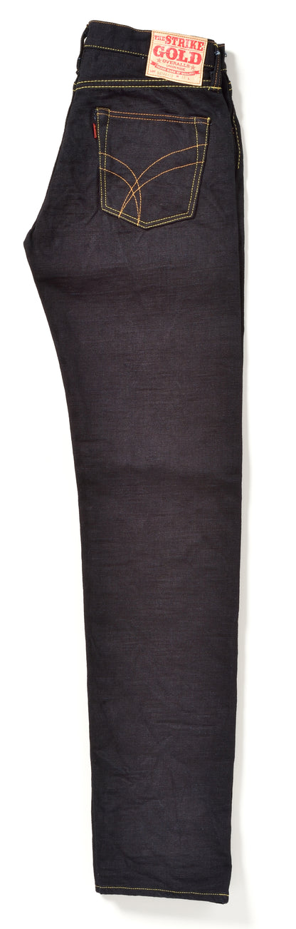 The Strike Gold SG5004ID Classic Double-Indigo Series 15oz Slub Selvedge Jeans - Regular Tapered