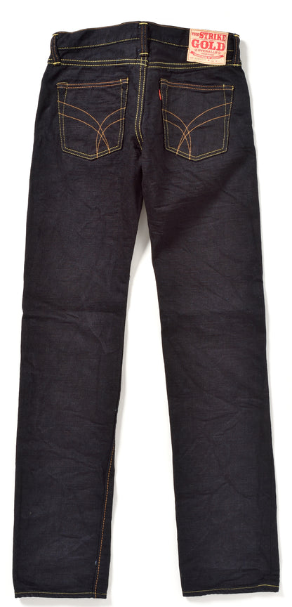 The Strike Gold SG5005ID Classic Double-Indigo Series 15oz Slub Selvedge Jeans - Stylish Straight