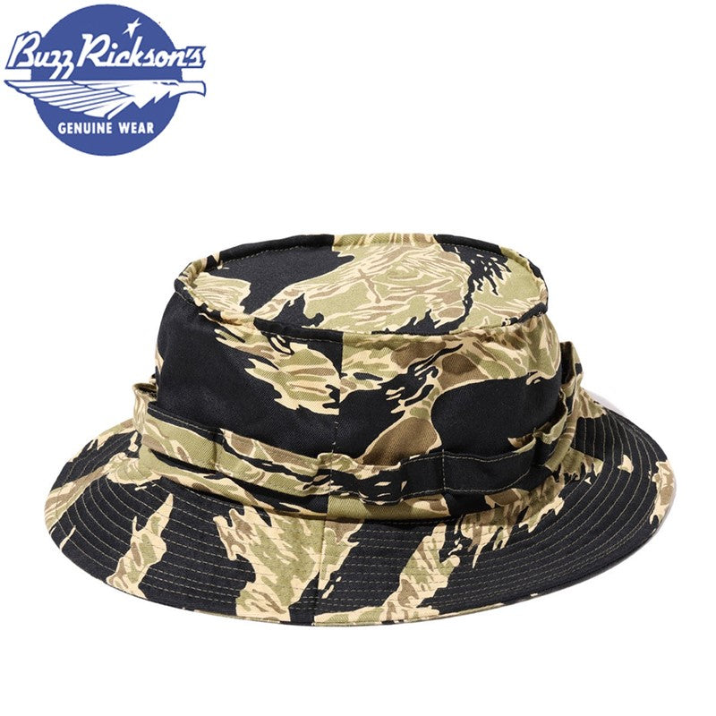 BR02791 BUZZ RICKSON'S GOLDTIGER CAMOFRAGE BOONIE HAT