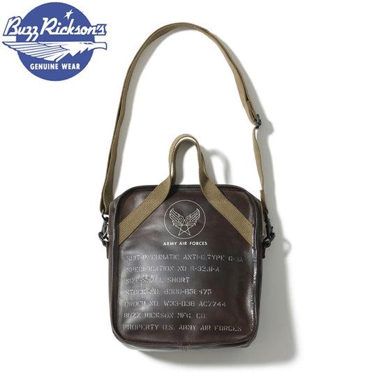 BR02834 / BUZZ RICKSON'S SUIT-PNEUMATIC ANTI-G, TYPE G-3A LEATHER BAG