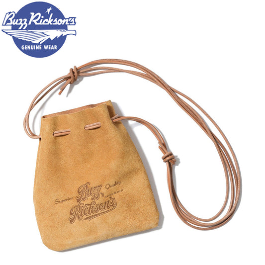 BR02877 / BUZZ RICKSON'S COW SUEDE PURSE