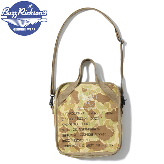 BR02879 / BUZZ RICKSON'S SUIT-PNEUMATIC ANTI-G, TYPE G-3A FROG SKIN CAMOUFLAGE BAG