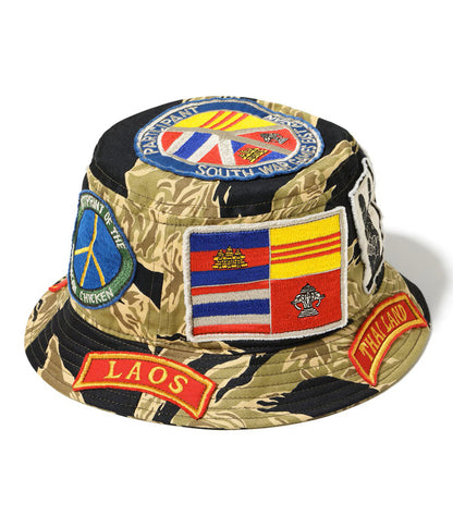 BR02882 / BUZZ RICKSON'S GOLD TIGER STRIPE HAT CUSTOM MODEL