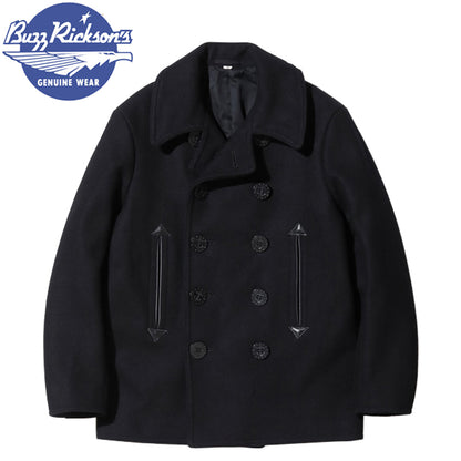 BR12394 / BUZZ RICKSON'S WILLIAM GIBSON COLLECTION Type BLACK PEA COAT