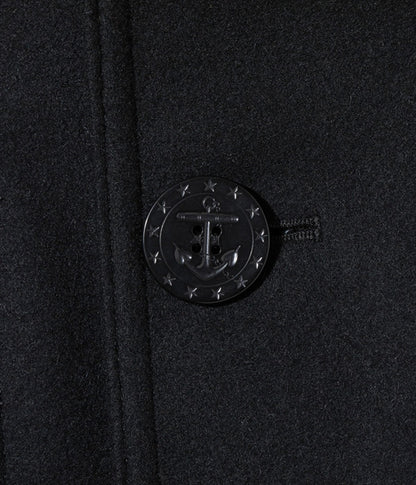 BR12394 / BUZZ RICKSON'S WILLIAM GIBSON COLLECTION Type BLACK PEA COAT