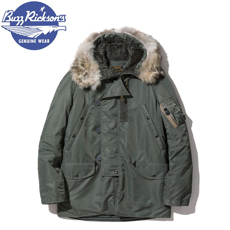 BR14925 / BUZZ RICKSON'S Type N-3B “BUZZ RICKSON MFG. CO. SLENDER ORIG ...