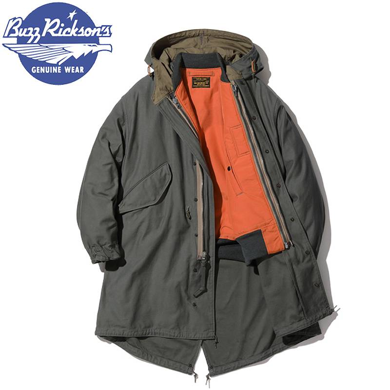 BR15333 / BUZZ RICKSON'S Type M-51 PARKA WITH MA-1 LINER “BUZZ RICKSON ...