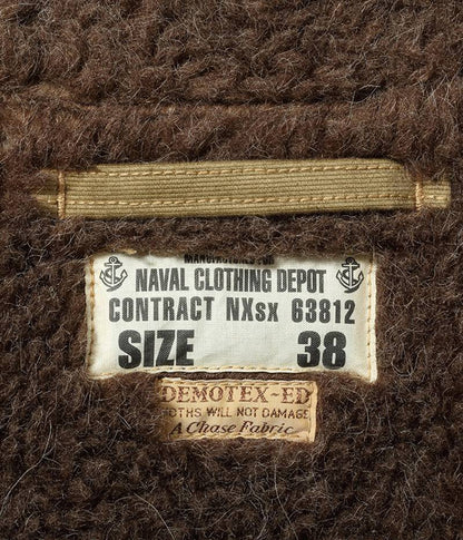 BR15345 / BUZZ RICKSON'S Type N-1 Khaki “NAVY DEPARTMENT DEMOTEX-ED”