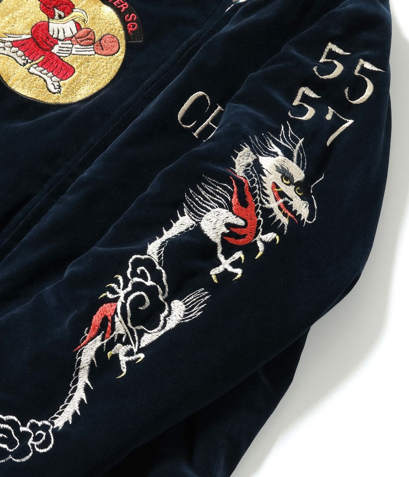 BR15536 / “BUZZ RICKSONS” × “KOSHO & CO.” SPECIAL EDITION SOUVENIR JACKET 334th FTR. BOMB. SQ. CHITOSE JAPAN