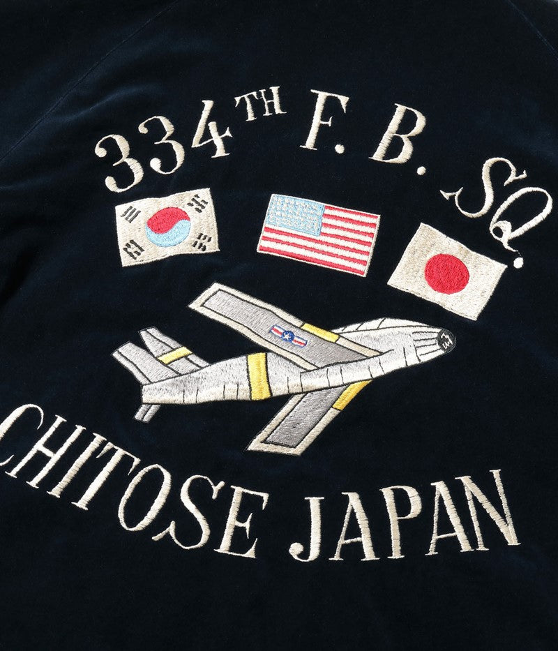 BR15536 / “BUZZ RICKSONS” × “KOSHO & CO.” SPECIAL EDITION SOUVENIR JACKET 334th FTR. BOMB. SQ. CHITOSE JAPAN