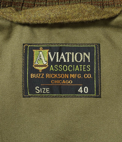 BR15589 / BUZZ RICKSON'S AVIATION ASSOCIATES AVIATION ASSOCIATES WOOL A-1 JACKET