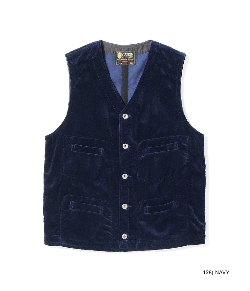 BR15591 / BUZZ RICKSON'S AVIATION ASSOCIATES CORDUROY VEST